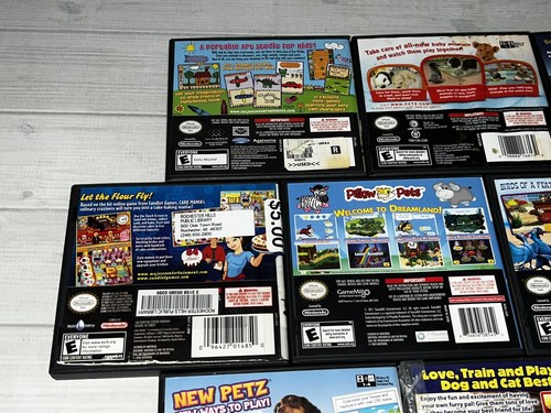 Lot 10 Nintendo DS Games Let’s Draw Pillow Pets Petz Dogs Cats Lalaloopsy Rio + - Picture 7 of 17