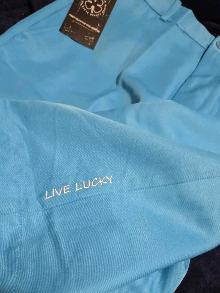 NEW Men's 59 BLACK CLOVER Microfiber Polyester Performance Golf Shorts