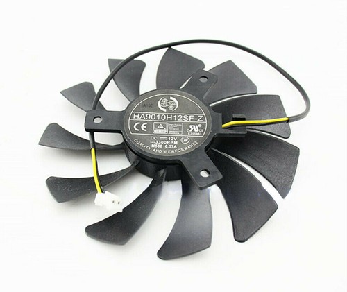Cooler Fan For MSI RX 560 GTX 1050 GTX 1050Ti AERO ITX HA9010H12SF-Z 85mm - Picture 2 of 4