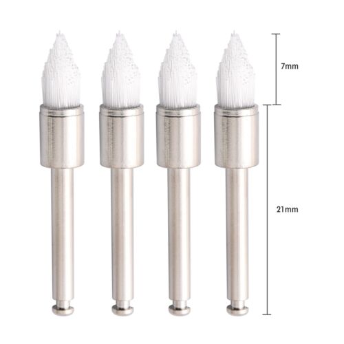 Dental Weiß & Bunt Prophy Polierbürste Nylon Flach Riegel & Konisch Typ - Bild 22 von 23