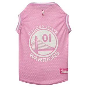 Golden-State-Warriors-NBA-Licensed-Pets-First-Dog-Pet-Mesh-Pink-Jersey