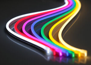 12V Flexible LED Strip Waterproof Sign Neon Lights Silicone Tube 1M 5M or 10M 