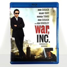 War, Inc. (Blu-ray Disc, 2008, Widescreen) Like New !  John Cusack  Marisa Tomei