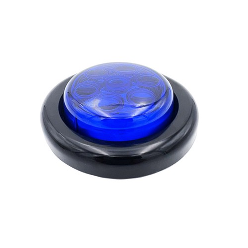 2pcs 12V 2" Inch Blue Round LED Light Clearance Side Marker Truck Trailer Lights - Picture 3 of 11