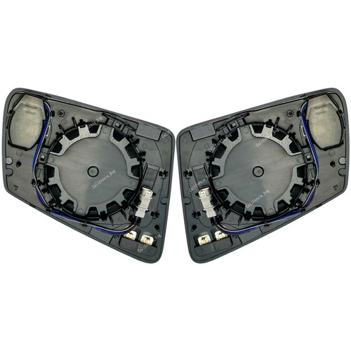 2x Front Mirror Glass Left & Right Fits Mercedes-Benz C E-class W204 Coupe W207 - Picture 6 of 6