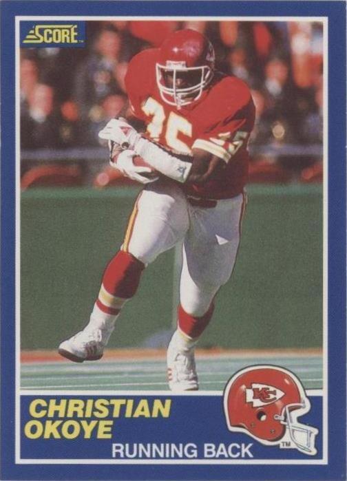 1989 Score Christian Okoye #43 - 1 of 2