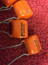 .047MF 600V SPRAGUE ORANGE DROP 225Px CAPACITOR 5 PCS