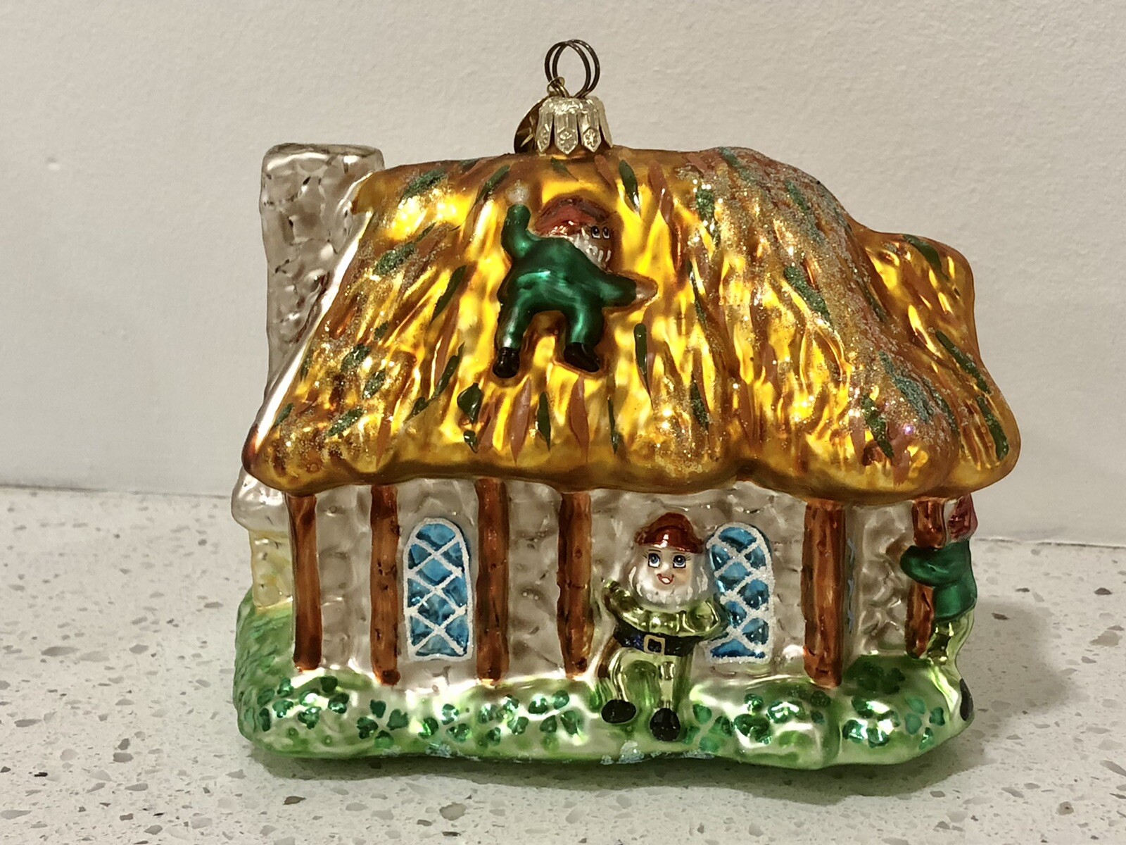 CHRISTOPHER RADKO KILLARNEY COTTAGE GOOD LUCK IRISH LEPRECHAUN HOUSE ORNAMENT Zapewnienie jakości, popularność