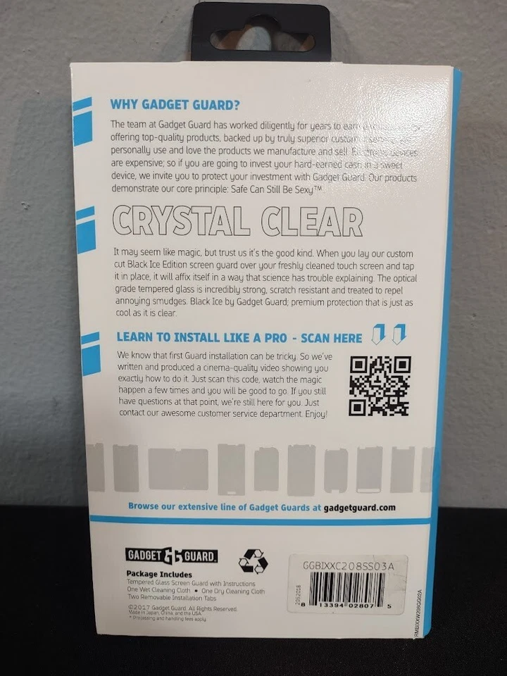 New Gadget Guard Black Ice Tempered Glass Screen Guard Samsung Galaxy J7 2018 J7 - Image 3 of 4