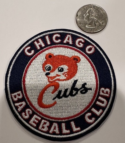 CHICAGO CUBS Vintage Style EMBROIDERED IRON ON PATCH Approx: 3”x 3” Beautiful! - 第 3/3 張圖片