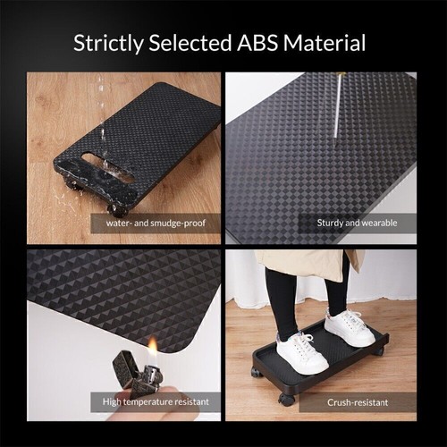 ORICO ABS Support CPU Ordinateur avec Roues pour PC Tours Support Étanche Noir - Photo 5/12