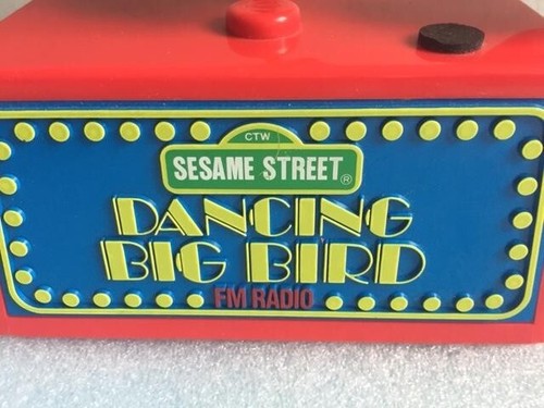 Vintage 1989 Muppets Inc. Sesame Street Dancing Big Bird FM Radio - Picture 10 of 11