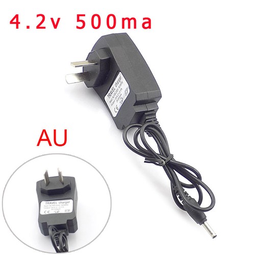 DC 4.2v Battery AU AC Power wall Charger Adapter for Head torch flashlight - Afbeelding 1 van 5
