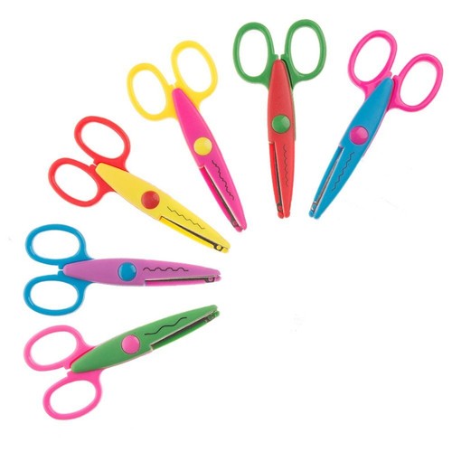 Candy Color Stationery Scissors Kawaii Lace Scissors Children Gifts - Picture 4 of 18