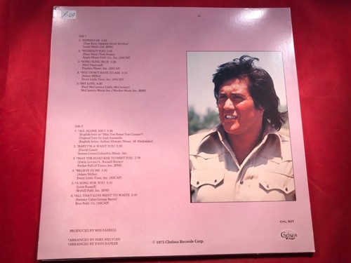 R-69 WAYNE NEWTON The Midnight Idol - 1974 - CHL-507 - CHELSEA RECORDS - POP - Imagen 4 de 4