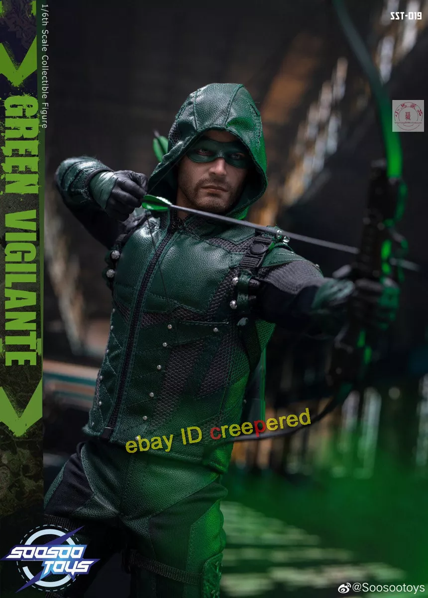 Soosootoys 1/6 Green vigilante Arrow Oliver Queen Stephen Amell Action  Figure