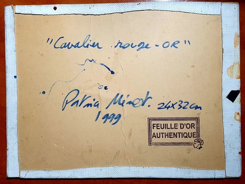 PATRICE*MEROT*JUMPING*PEINTURE*ORIGINALE*1999*MONACO*CHEVAL*HORSE*OR*COLLECTOR* - Foto 9 di 9
