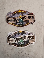 Geocaching Event Patch And Sticker Geowoodstock 2018 Brand New