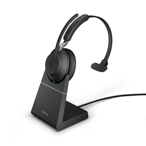 Jabra Evolve2 65 Mono Wireless Headset & Charging Stand MINOR DAMAGE PLEASE READ - Picture 1 of 12