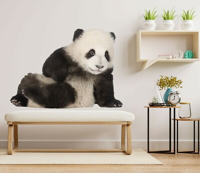 3D Großer Panda M423 Tier Wallpaper Wandbild Poster Wandaufkleber Zoe