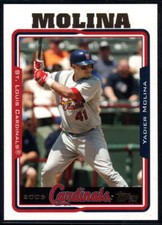 2005 Topps #632 Yadier Molina St. Louis Cardinals Baseball Card NM-MT First Year