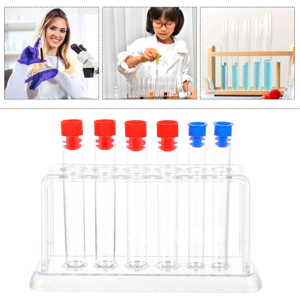 1 Set Laboratory Tube Holder Test Tube Rack Kit Plastic Tube Stand Test