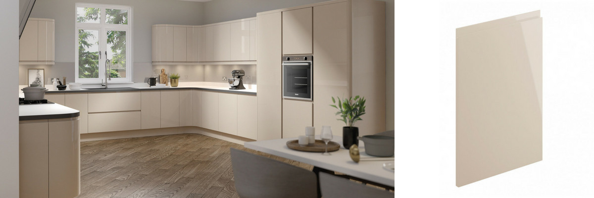 Magnet Luna Kitchen unit range Handleless Grey gloss with Quartz worktop £1999 - Picture 10 of 10