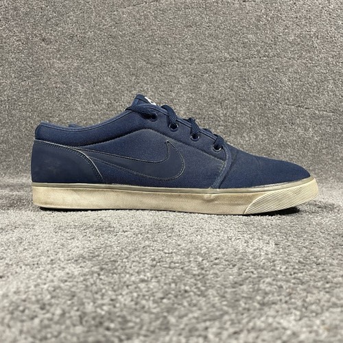 Nike Coast Classic 443687-402 Men’s Size 13 Navy Canvas Casual Walking Shoes