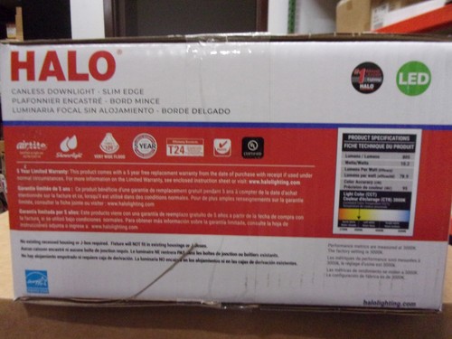 HALO HLBPH4069FS1EMWR-12BP 4" Canless Recessed Downlight CCT Select 830L 12 PACK - Picture 6 of 11