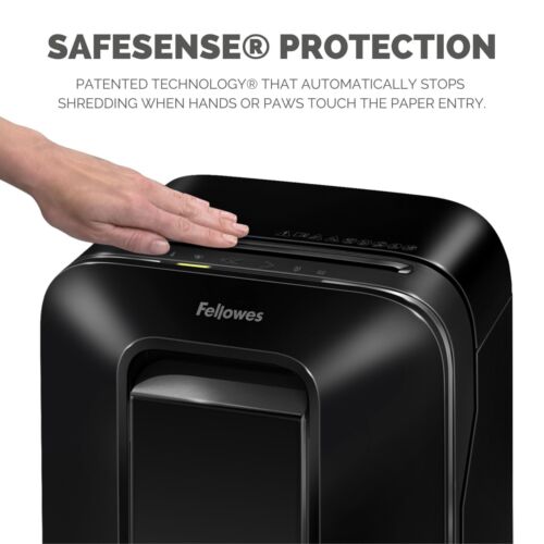 Fellowes Powershred LX201 P5 Trituratore Micro Taglio - NERO - 12 Fogli, Pattumiera 22 Litri - Foto 8 di 9