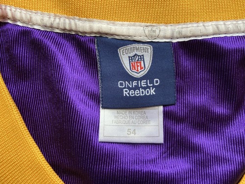 MINNESOTA VIKINGS NFL SHIRT JERSEY REEBOK sz 54 MEN #12 PERCY HARVIN - Picture 4 of 15