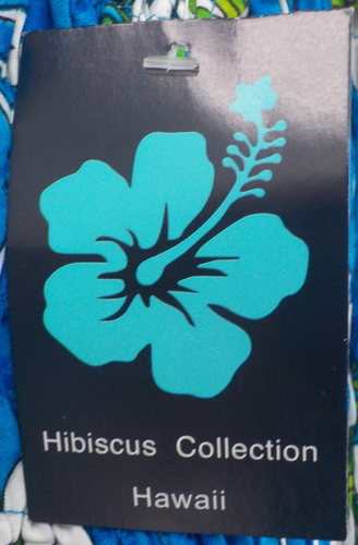 HIBISCUS COLLECTION DRESS GIRLS SZ 4 SLEEVELESS BLUE TROPICAL SHIRRED BODICE NWT - Picture 13 of 15