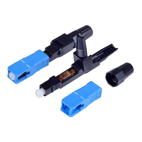 10pcs Single-Mode Fiber Optic SC/UPC Quick Fast Field Assembly Connector Ca=y= - Photo 8/10