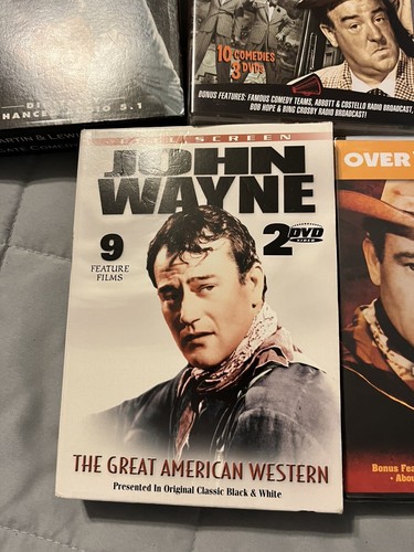 5 Old Time DVD Movies Shows Lot Colgate Comedy Hour 9 John Wayne Films Costello - Picture 6 of 6