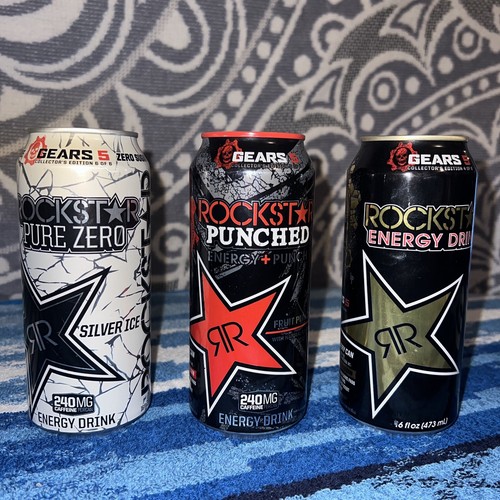 Rockstar Energy Drink - Gears Of War 5 Limited Edition - Bundle - ungeöffnet! - Bild 1 von 8