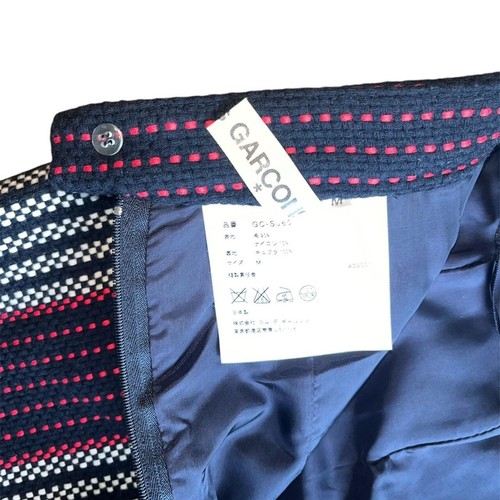 Vintage COMME des GARÇONS 2001 A/W Stripe Skirt - Picture 7 of 8