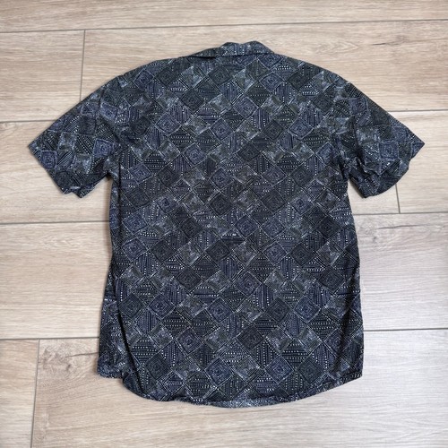 Old Navy Top Boys Short Sleeve Button Down Classic Shirt Medium (8) Black - Picture 2 of 7