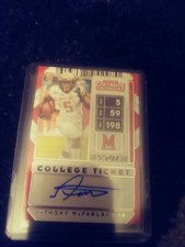 2020 contenders draft picks football Autographed Anthony McFarland