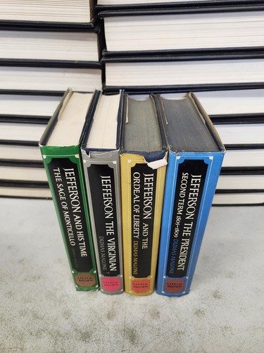 THOMAS JEFFERSON, SET OF DUMAS MALONE 4 BOOKS, VOLUMES 1,2,4,6 - Picture 3 of 4