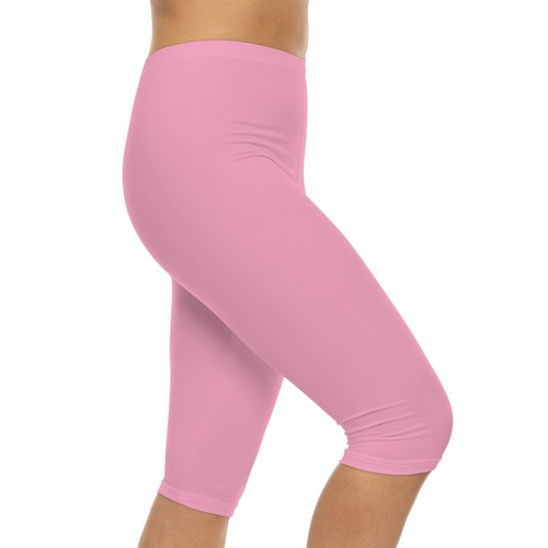Rosa - Leggings capri para mujer (AOP) - Imagen 1 de 8