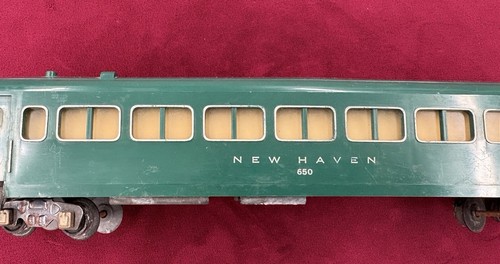American Flyer S Gauge #650 New Haven Pullman Green Passenger Cars - Picture 2 of 7