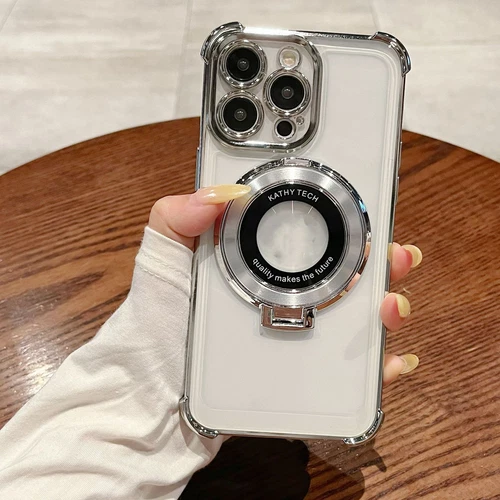 Magnetic Ring Stand Phone Case For iPhone 16 15 14 Pro Max Plus 13 11 ...
