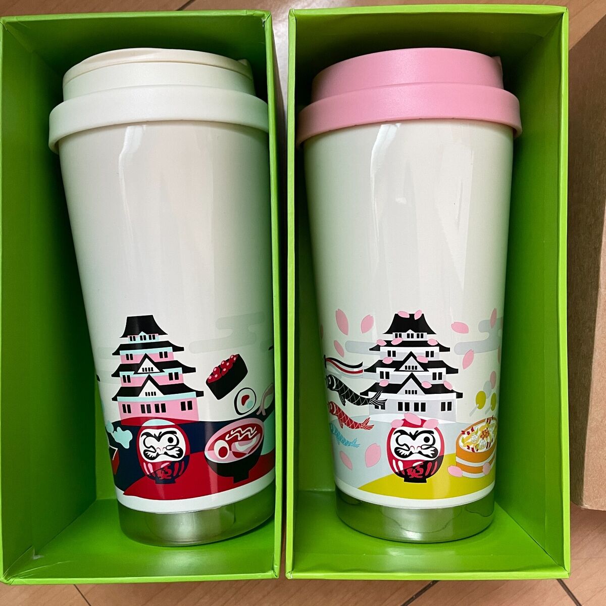 Starbucks Japan New Year, Sakura & Mt. FUJI Tumblers a Set Starbucks Japan New Year, Sakura & Mt. FUJI Tumblers a Set