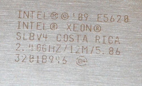 *Lotto di 2* Processori Intel Xeon E5620 2.4gHz "Westmere" *Usati, Funzionanti* - Foto 3 di 3