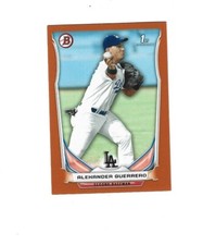 2014 Bowman Prospects Orange #BP106 Alexander Guerrero /250 LOS ANGELES DODGERS