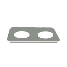 Thunder Group Stainless Steel 2 Opening Adapter Plates for Round Inserts