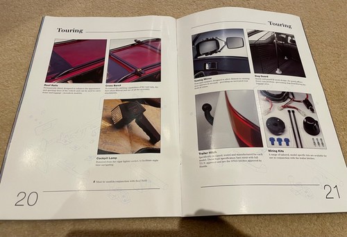 Honda Accessories brochure 1992 - alloys, safety, security, touring, clothes etc - Picture 12 of 21