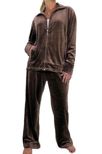 Ladies Large Size Curvy Womens Velour 