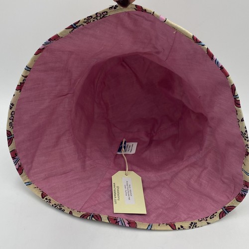 NEW Hat Attack Crusher Bucket Hat 100% Washed Cotton Floral Fuchsia Pink NWT - Picture 7 of 11