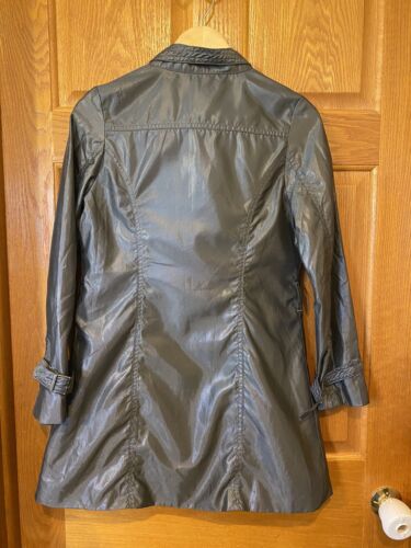 Chaqueta ligera para mujer BJ34 diésel gris con botones trinchera delantera grande - Imagen 3 de 3